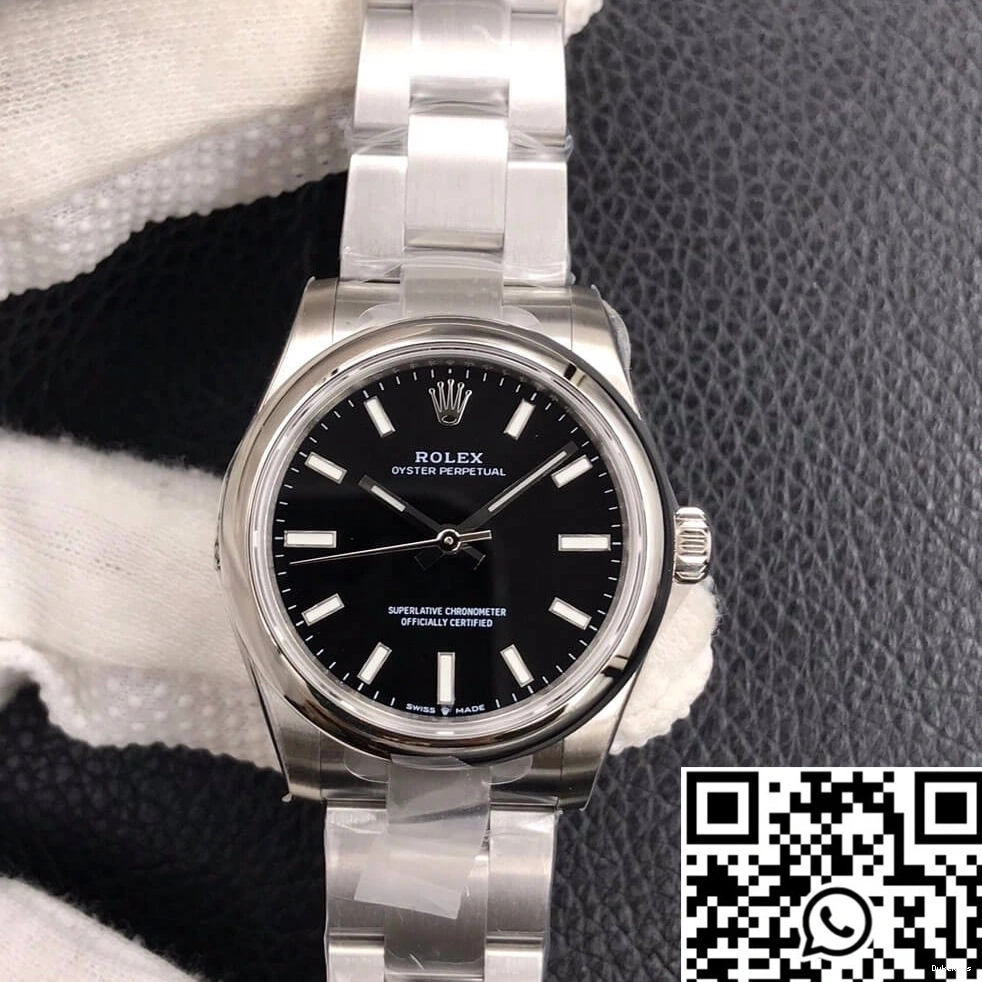 Perpetual Oyster Rolex EW 31MM Factory Dial M277200-0002 Black 0807